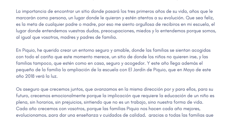 Hola Mi nombre es Ester Rico de piquio