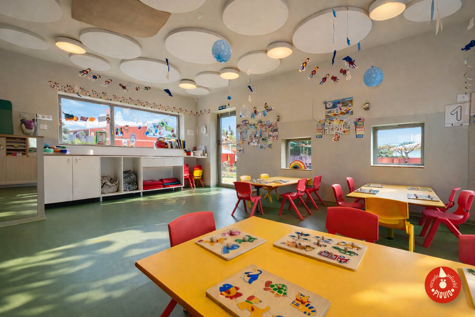 Instalaciones Escuela Infantil Piquio en Pozuelo